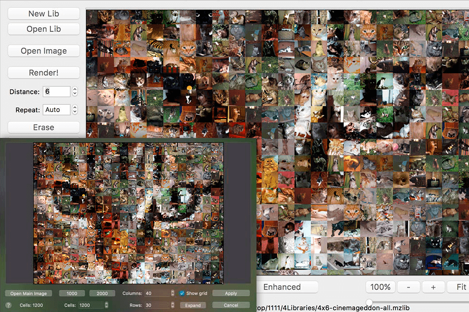 mazaika program interface