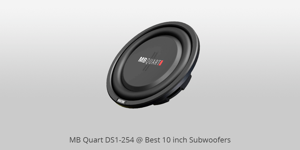 mb quart ds1-254 10 inch subwoofers
