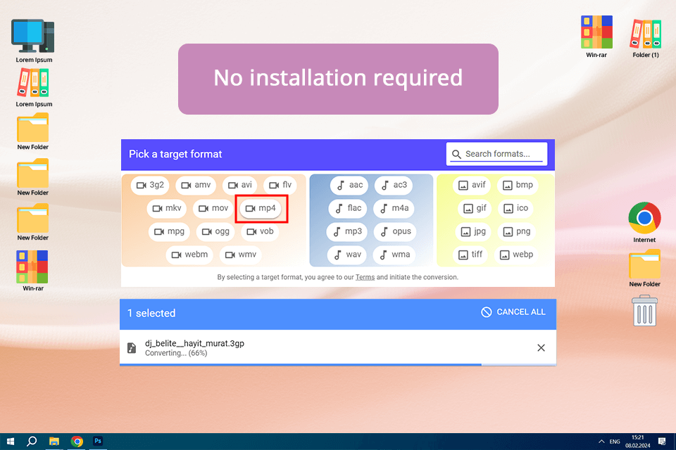 mconverter 3gp to mp4 converter