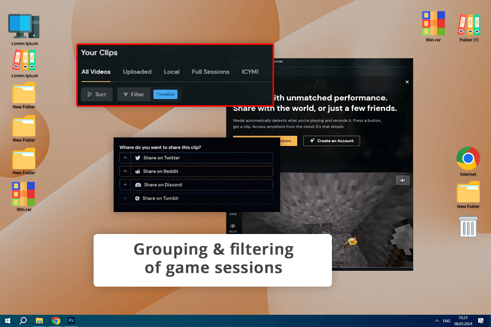 medal tv clipping software for pc