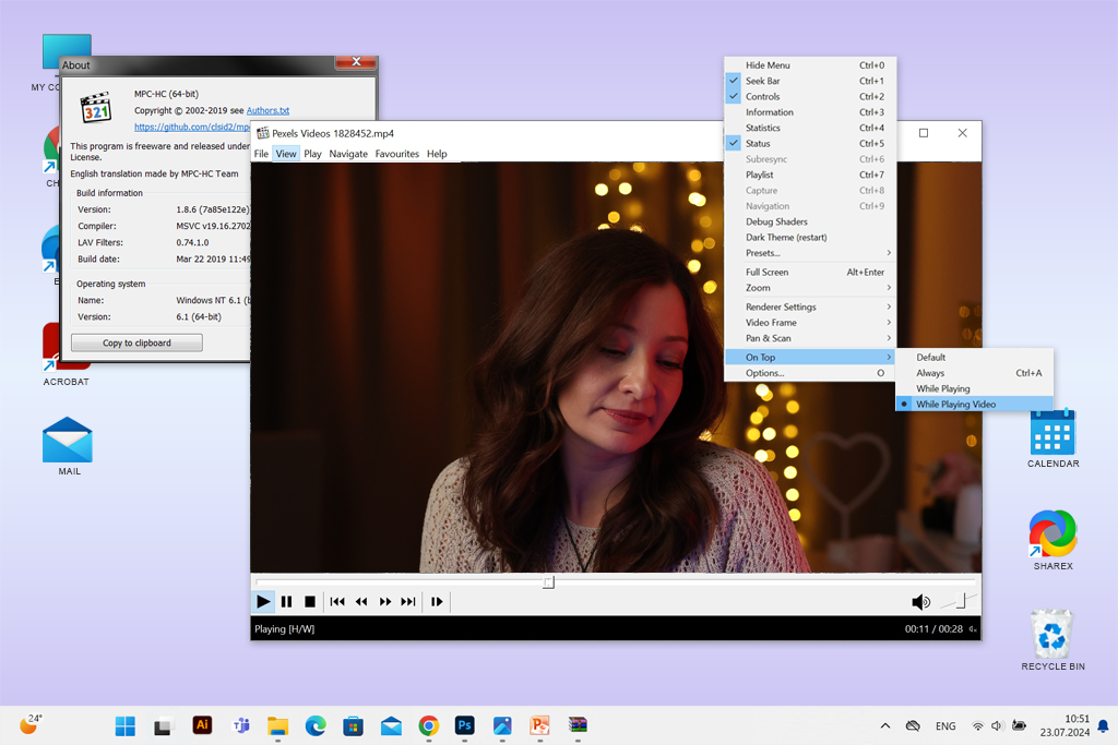 media player classic hevc player