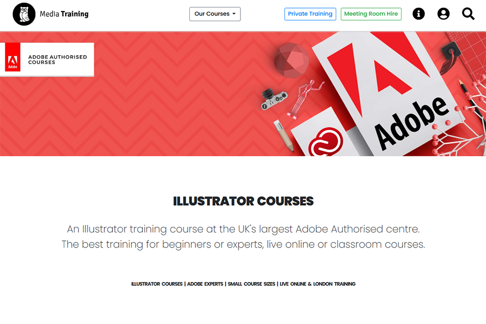 mediatraining ltd uk adobe illustrator course