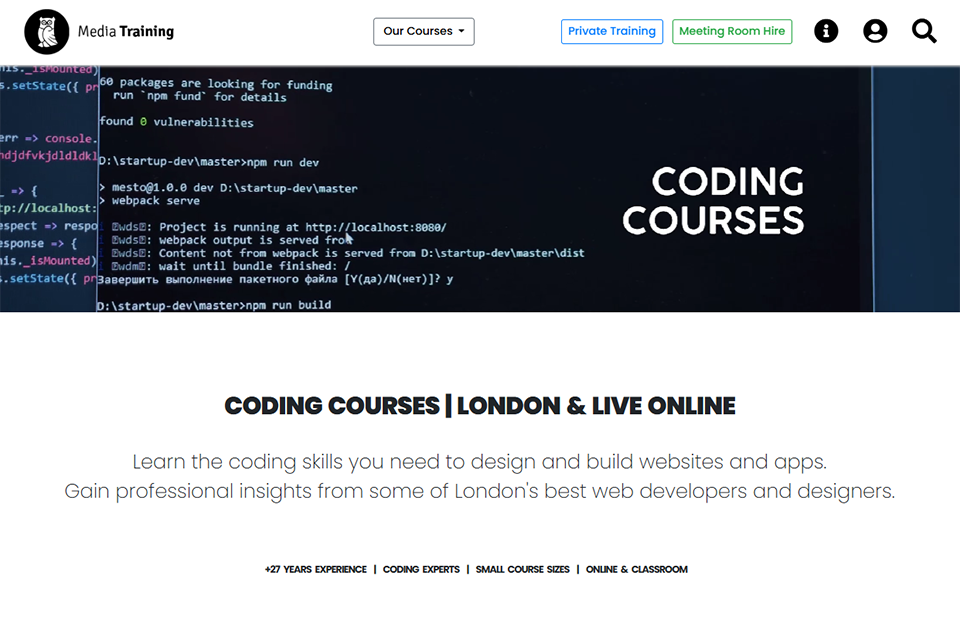 mediatraining ltd uk information technology courses