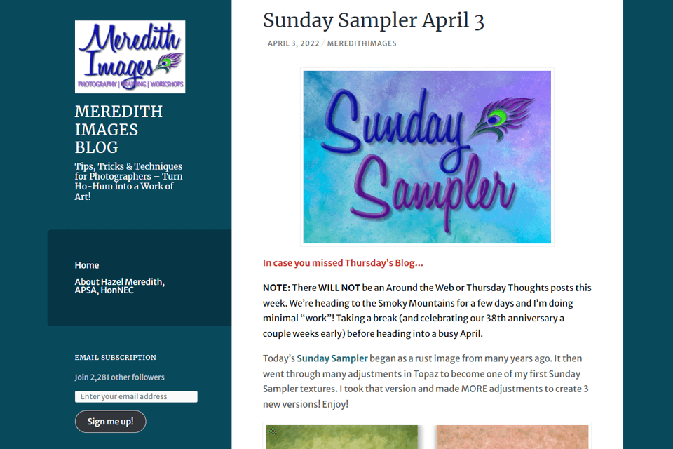 meredith images blog