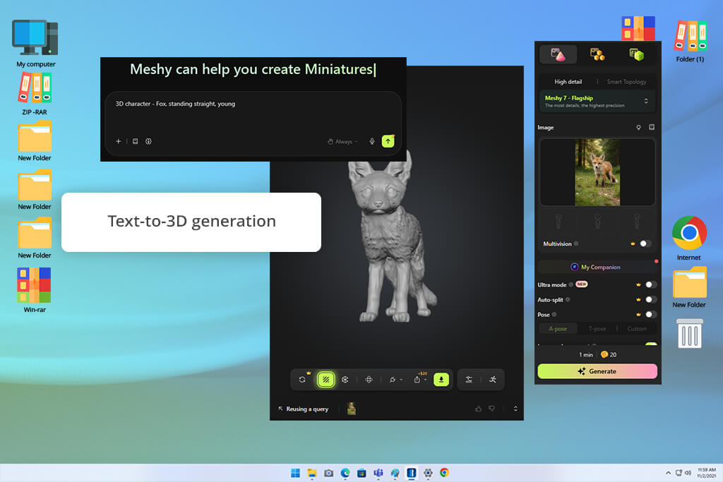 meshy ai 3d character creator
