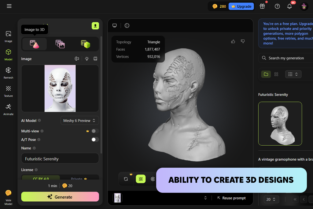 meshy ai tool for designers