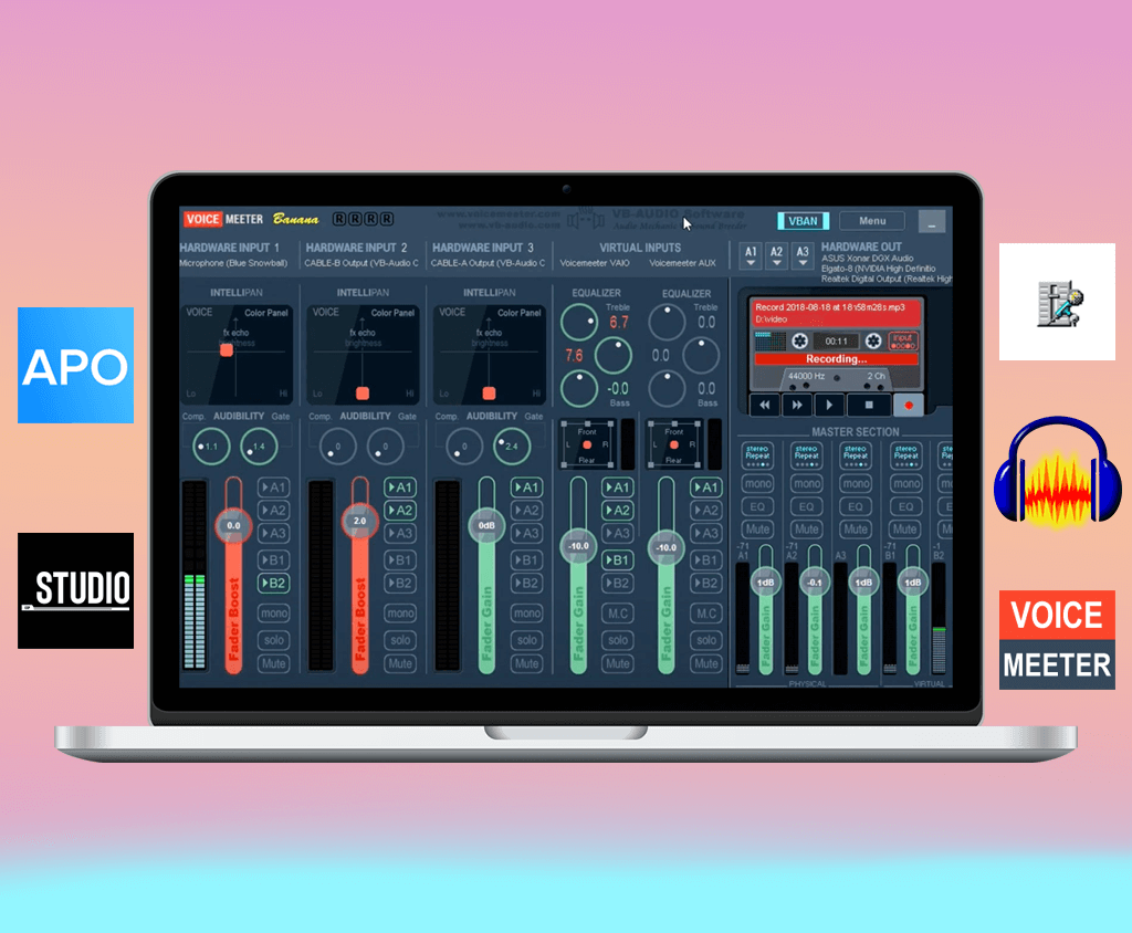 mic booster software cover