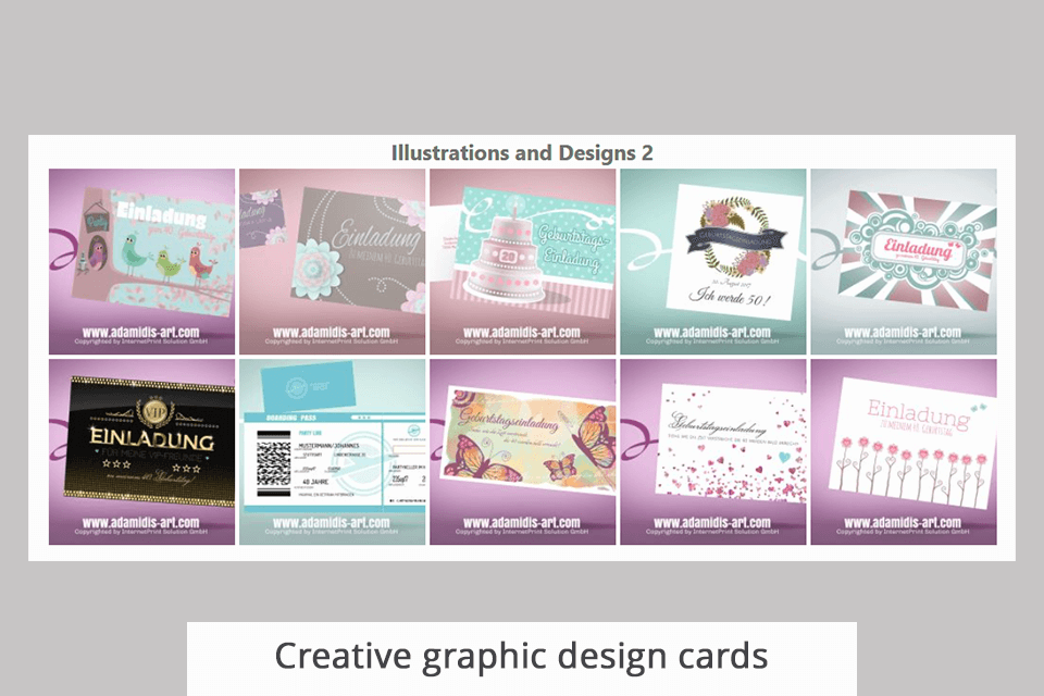 michael adamidis arts graphic design cards