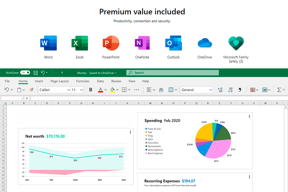 microsoft 365 interface