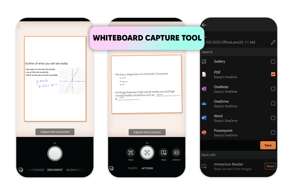 microsoft lens lecture capture app