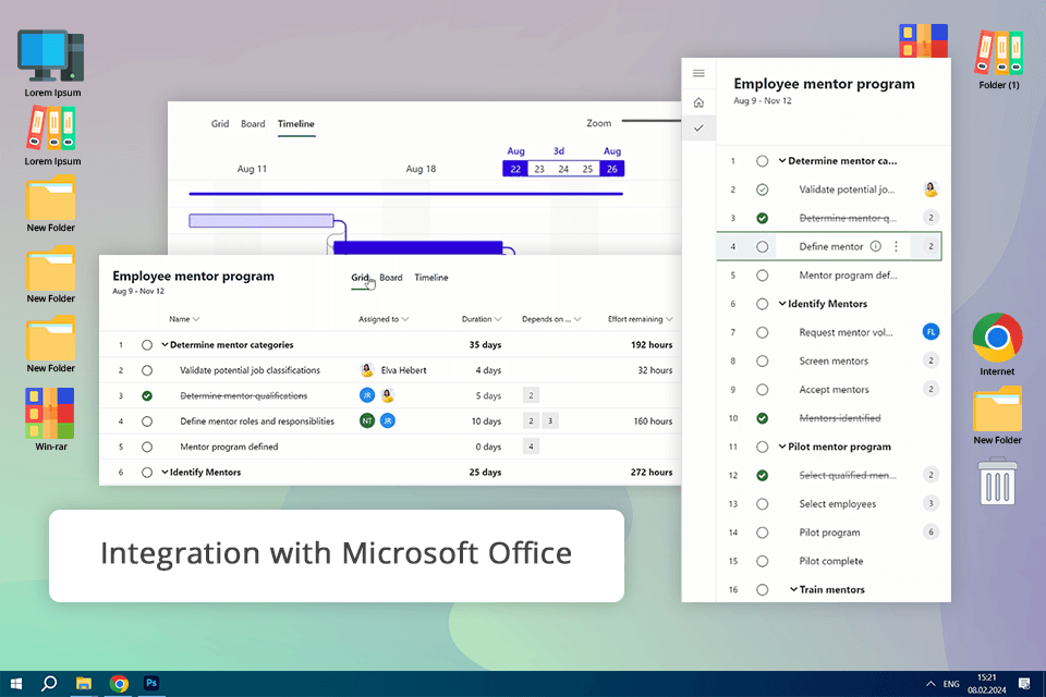 microsoft project free trello alternative interface