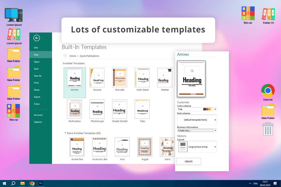 microsoft publisher xara designer pro alternative