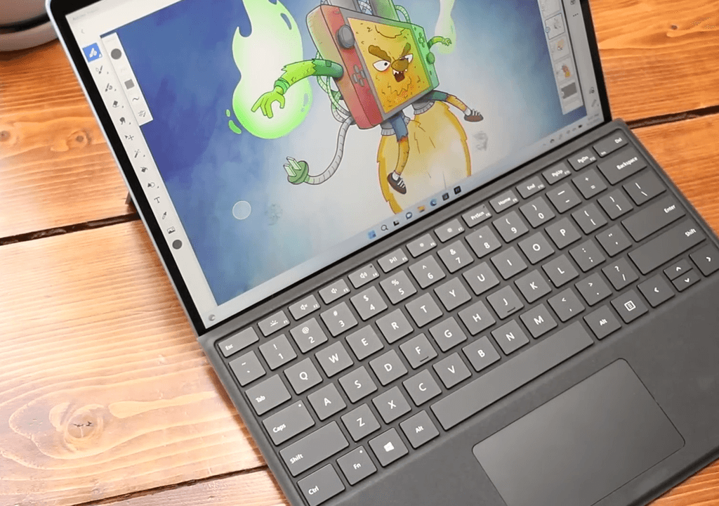 microsoft surface pro 9 laptop for drawing lifestyle