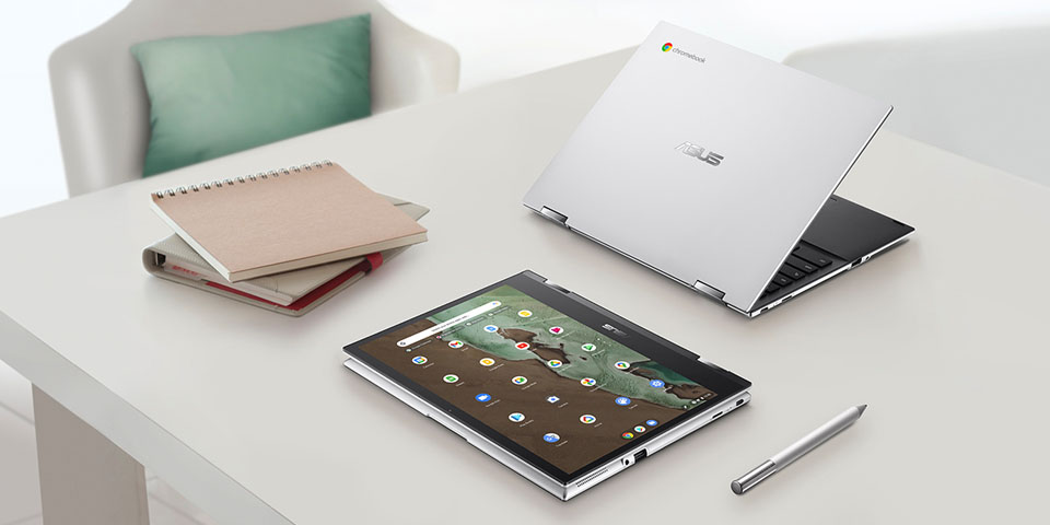 notebook střední třídy asus chromebook flip cm3