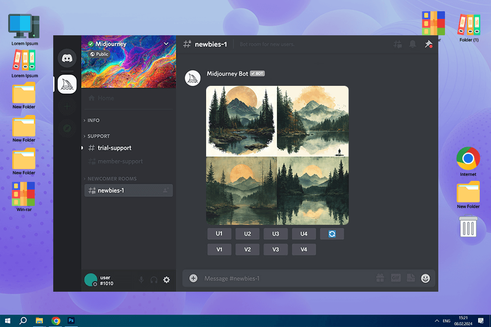 midjourney ai album cover generator