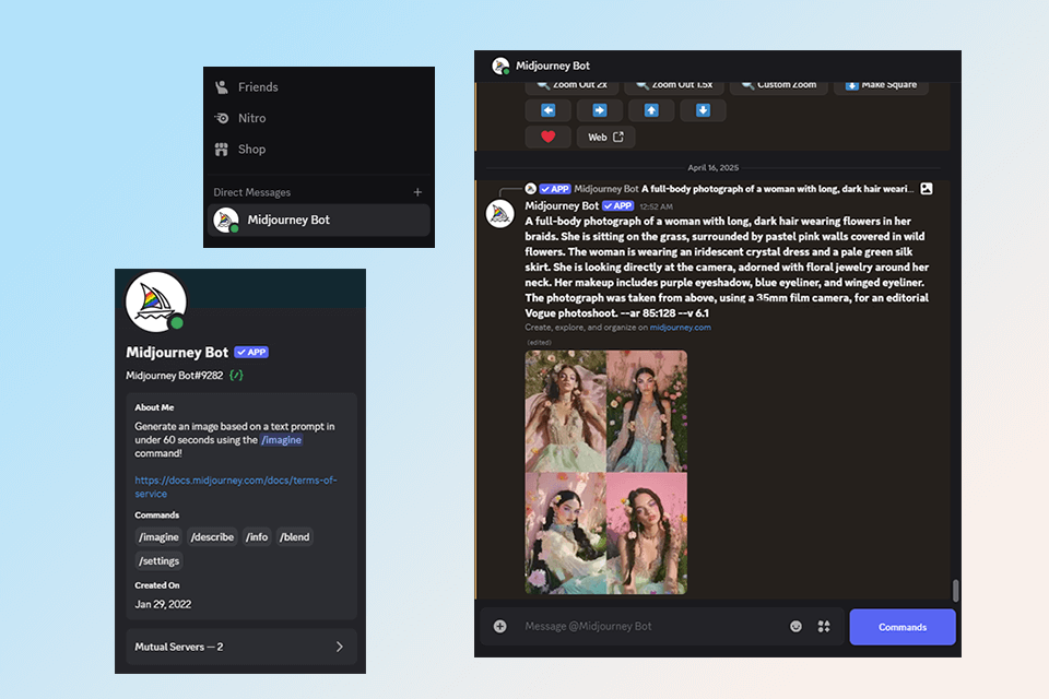 midjourney ai generation example