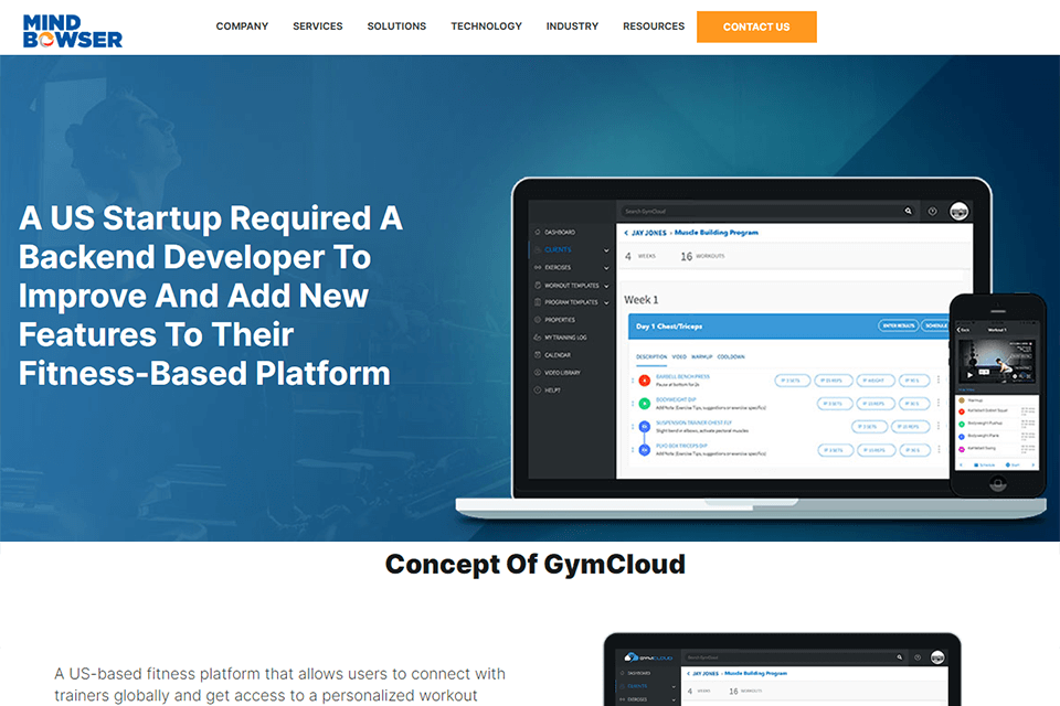 mindbowser design example