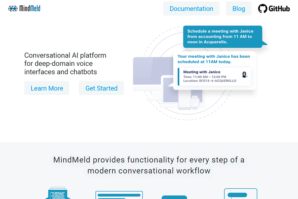 mindmeld conversational ai platform interface