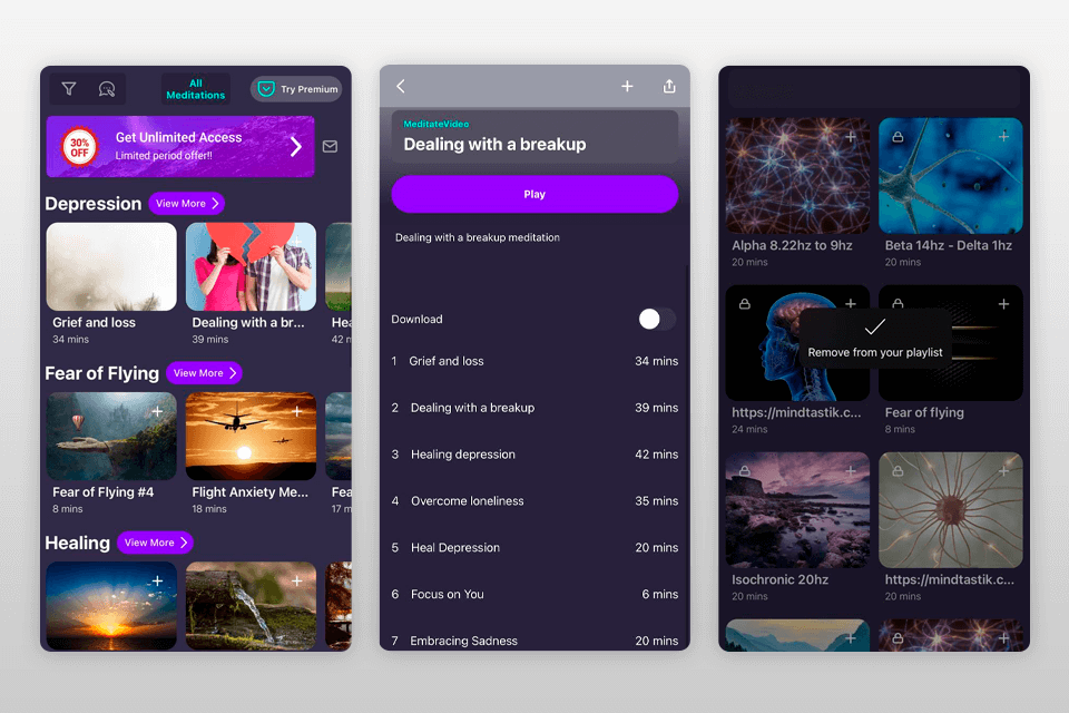 mindtastik guided meditations