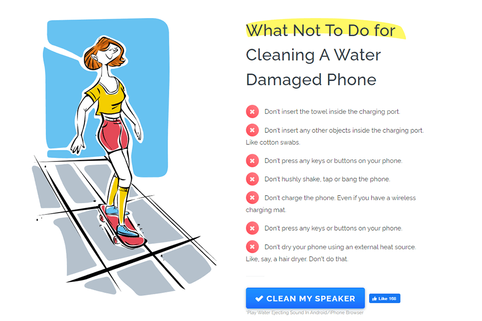 minicreo clean my speaker interface tips