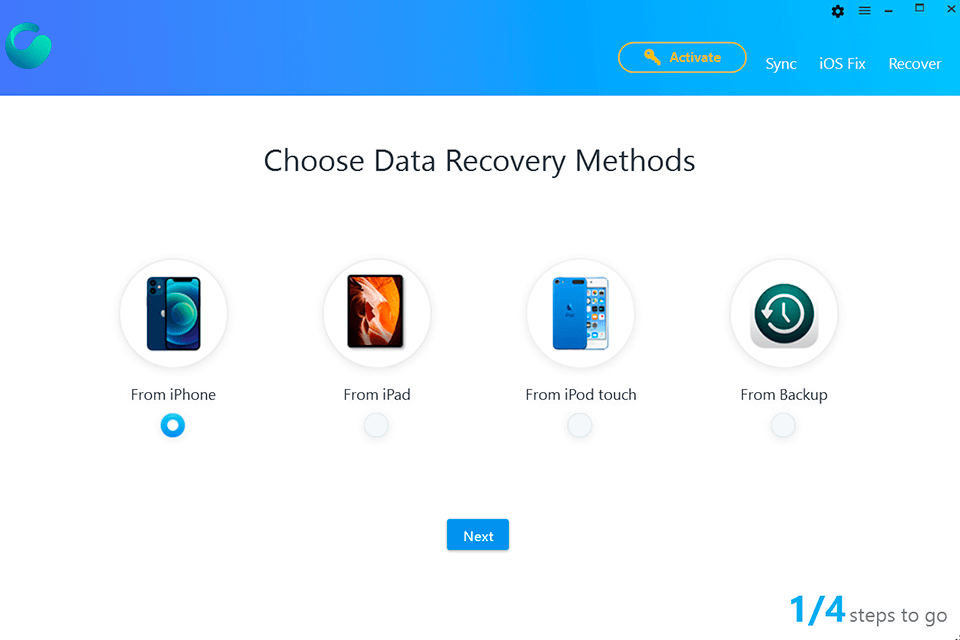 minicreo omni recover 3 ios devices
