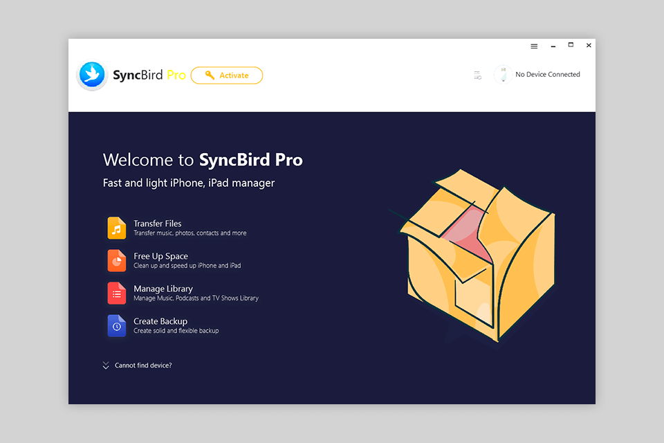 minicreo syncbird pro interface