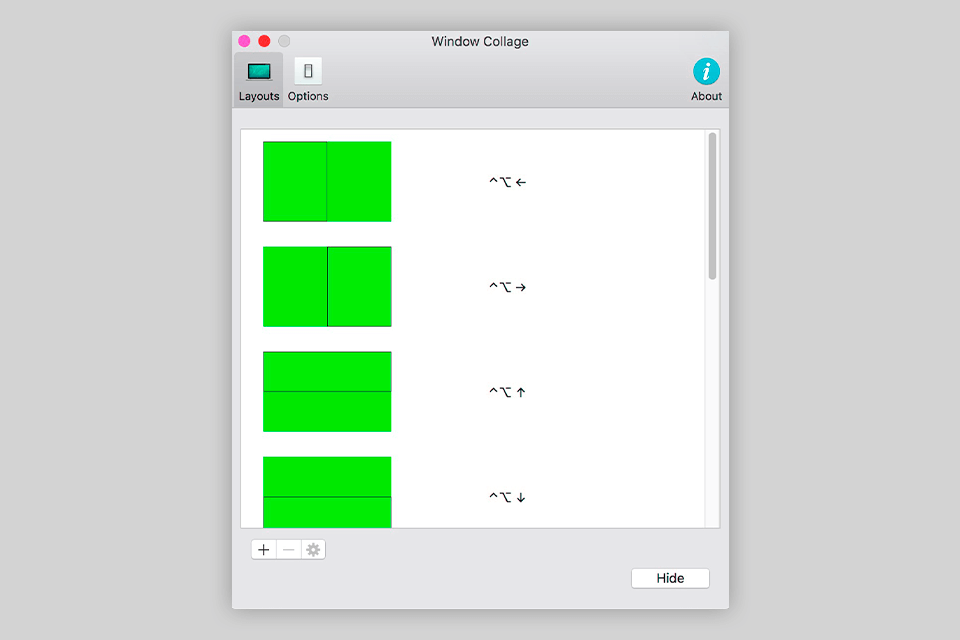 minicreo window collage layouts