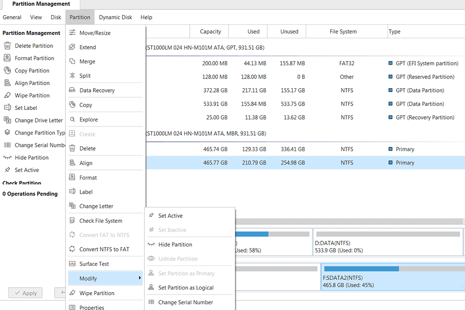 برنامج minitool easyus لاستعادة البيانات