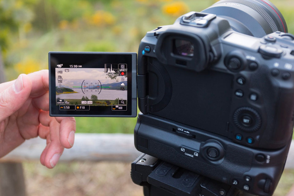 caméra sans miroir pour écran vidéo lcd