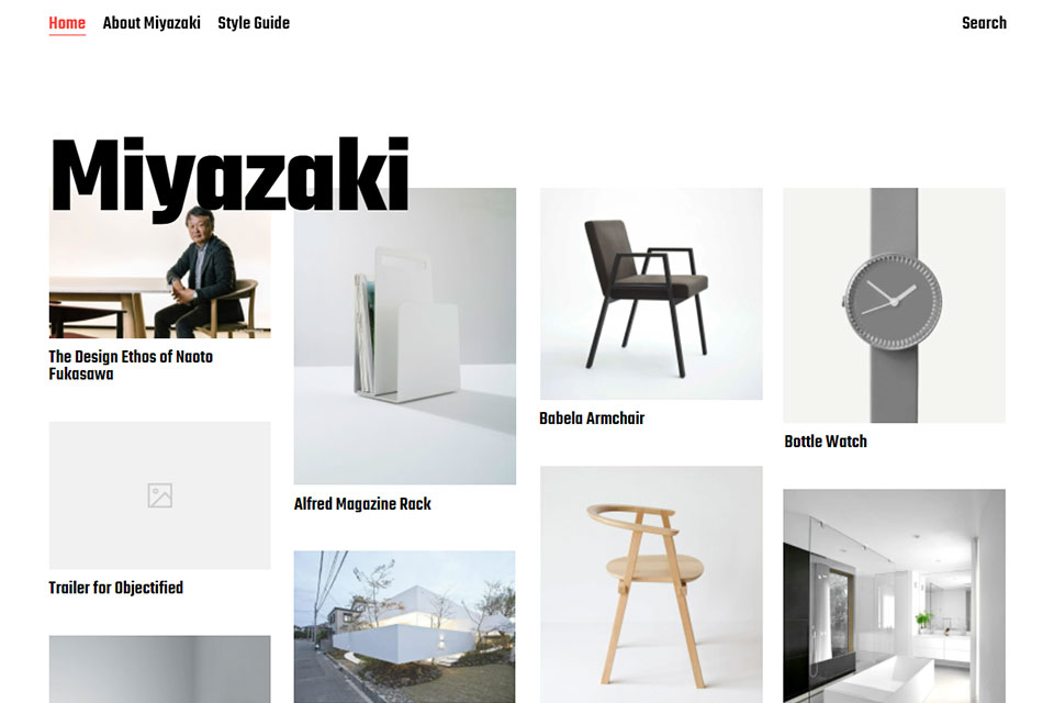 miyazaki free wordpress theme for portfolios