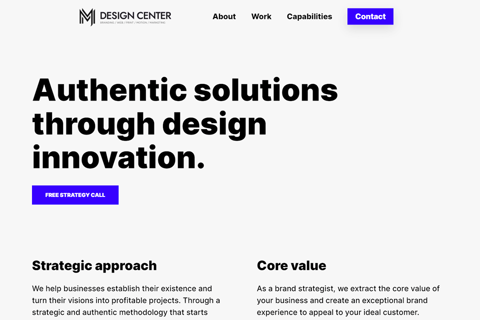 mj design center interface