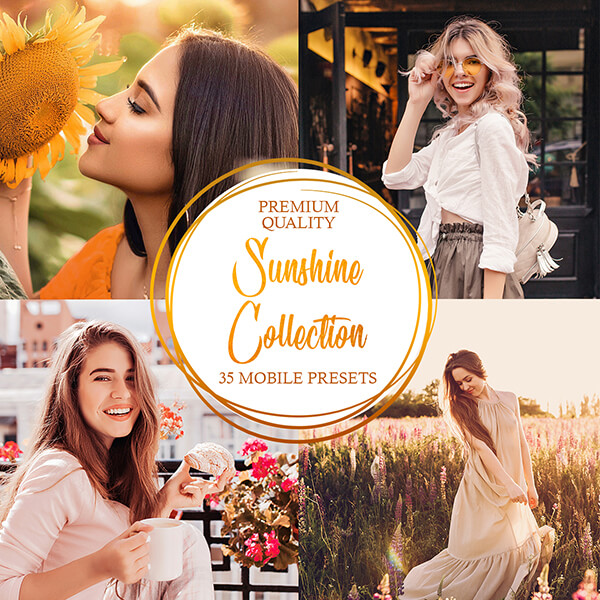 banner mobile presets sunshine collection