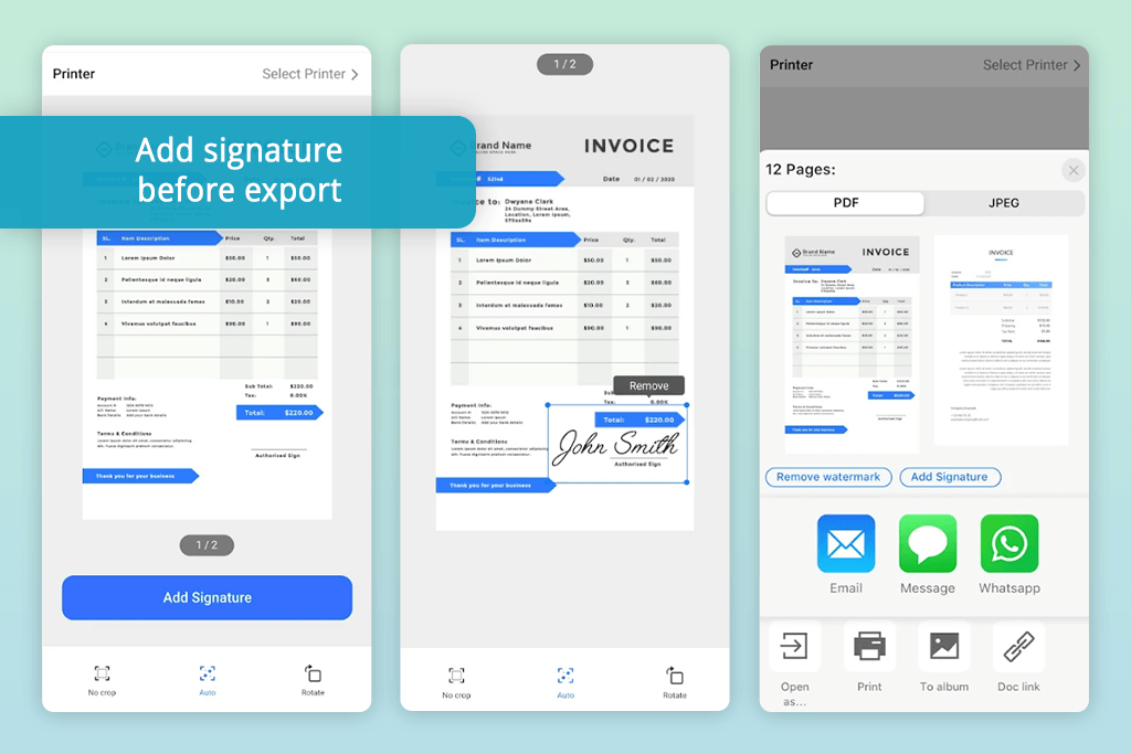 mobile scanner app for iphone and android
