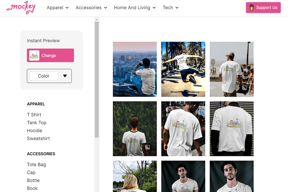 mockey ai anime generator interface