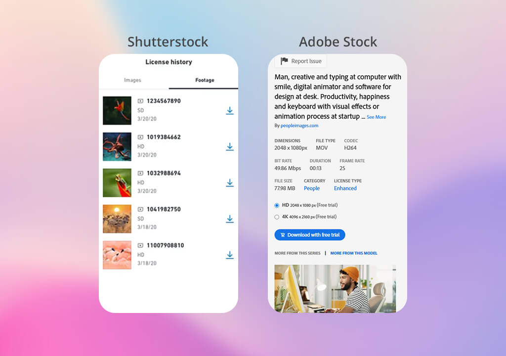 model releases and mobile content shutter stock contributor