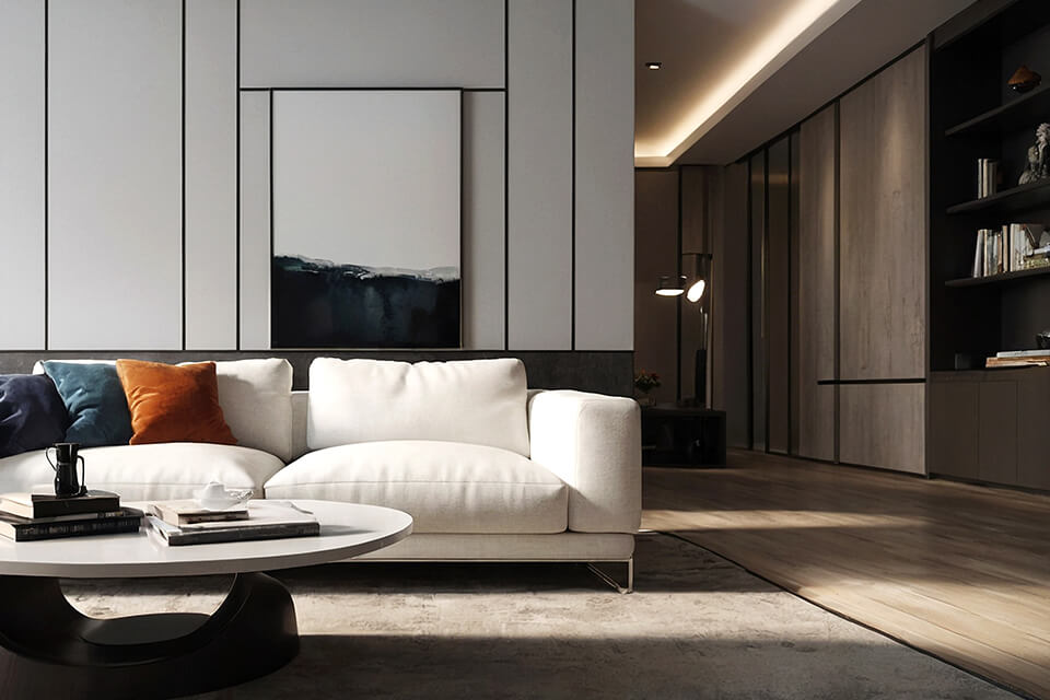 modern style in interior design neutral color palette