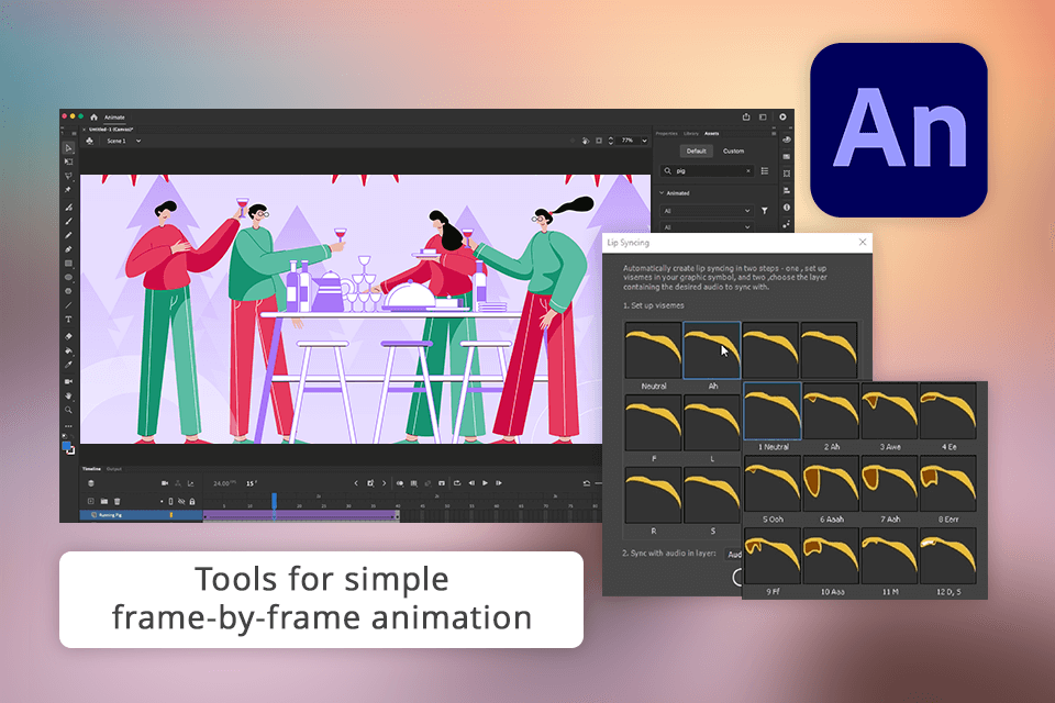 adobe animate animation features