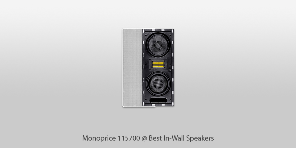 monoprice 115700 in wall speakers