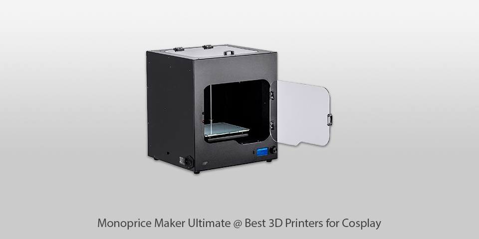 monoprice maker ultimate 3d printer for cosplay