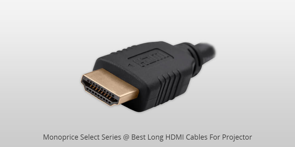 monoprice select series long hdmi cable for projector