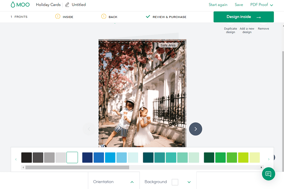 moo holiday card maker