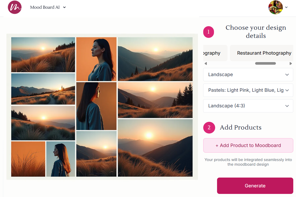 moodboard ai moodboard maker