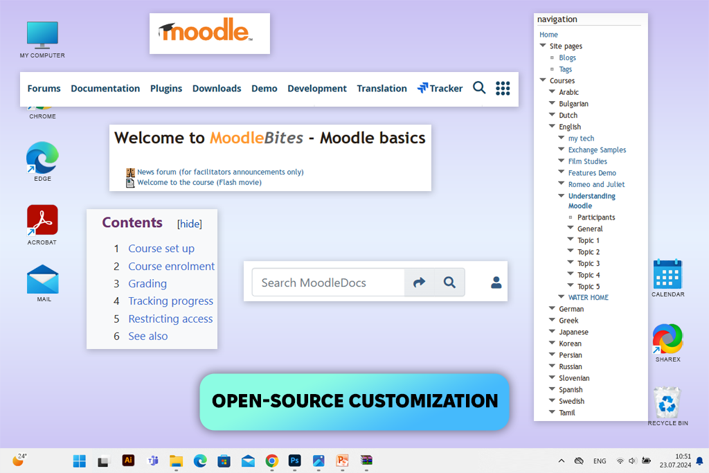 moodle docebo competitor