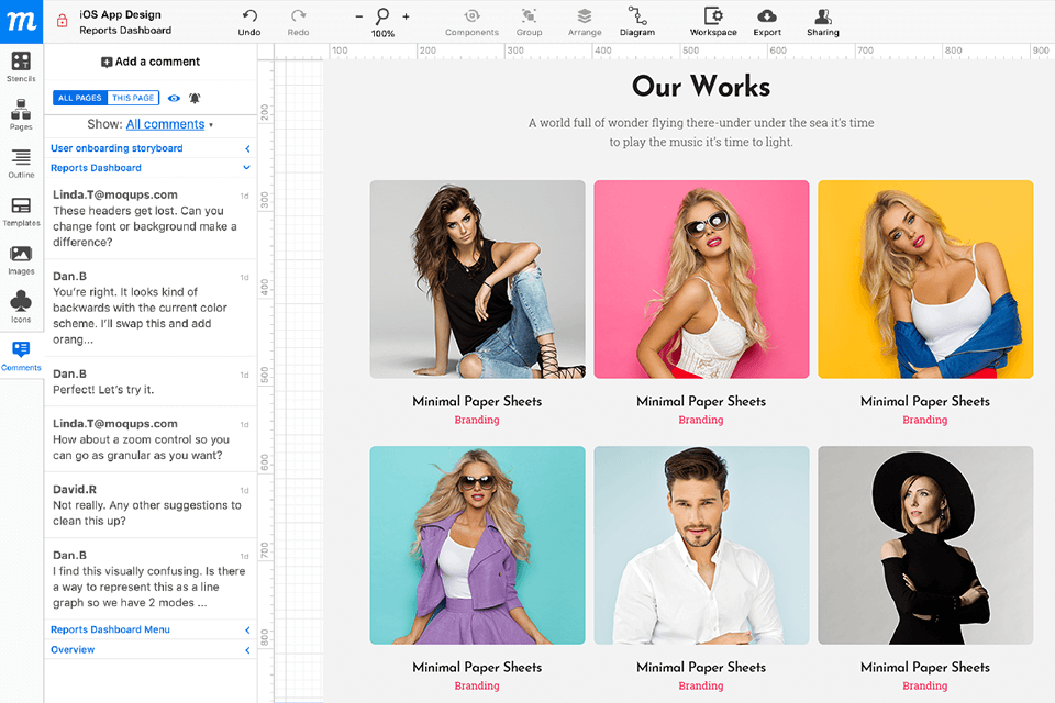 moqups figma alternative interface