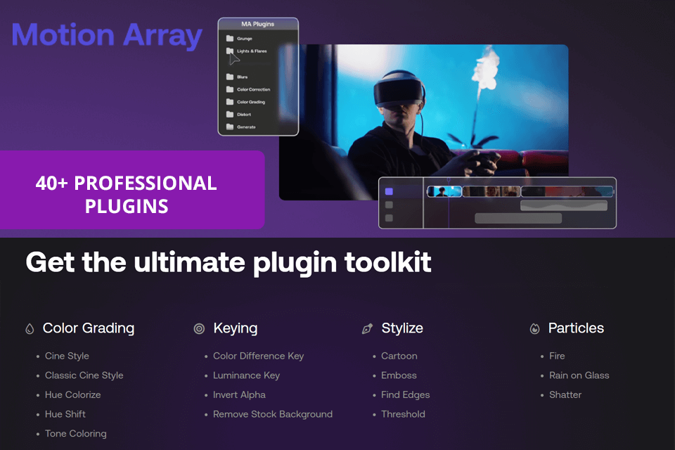 motion array plugins