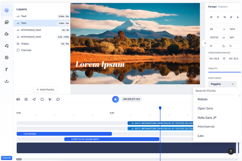 motionbox video editing software for windows interface