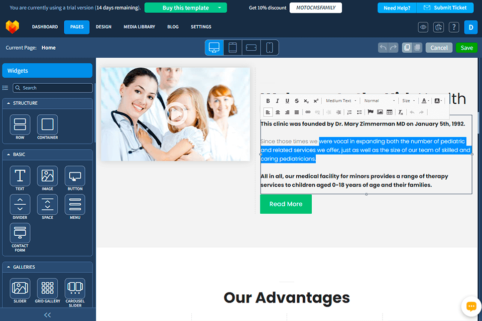 motocms content management