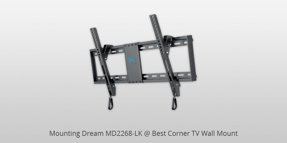 mounting dream md2268-lk corner tv wall mount