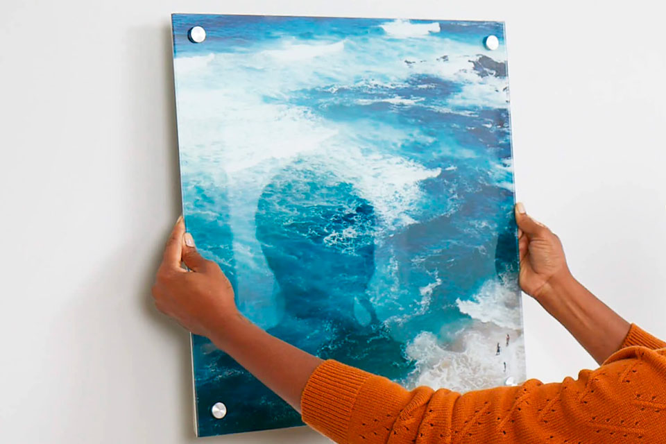 mounting options for acrylic photo printing