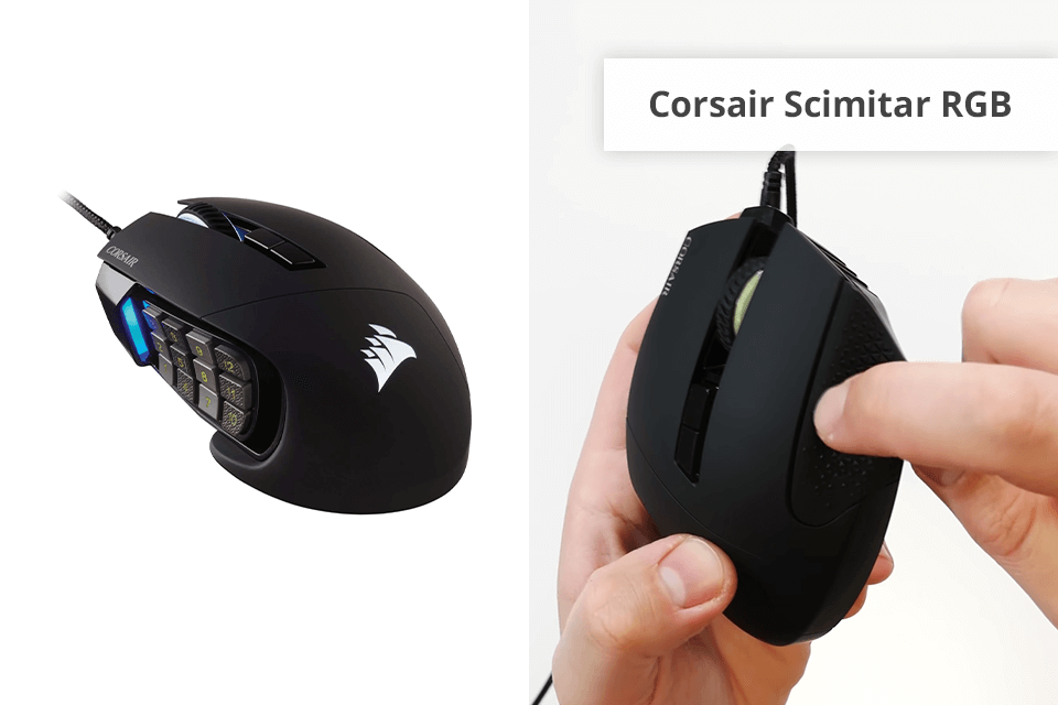 mouse for photo editing corsair scimitar rgb
